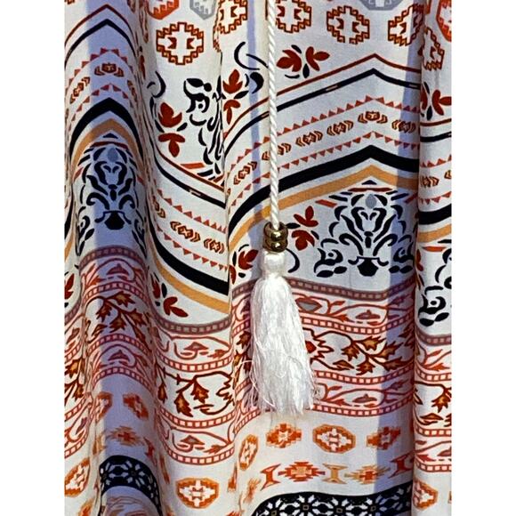 Cloth & People Boho Geometric Pattern Tank Summer Dress - Picture 4 of 10